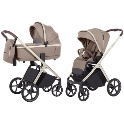 Коляска 2 в 1 Carrello Vector CRL-6550 Walnut Beige 01